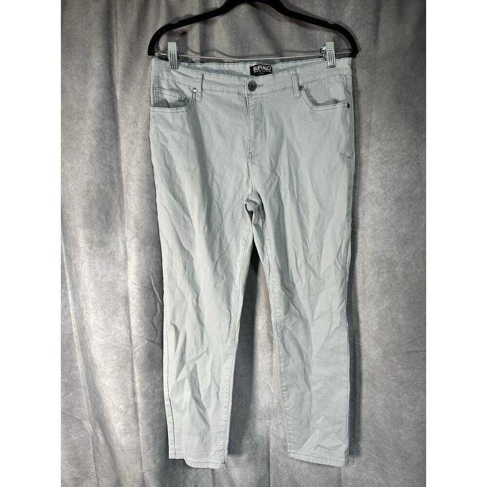 Buffalo David Bitton Womens Grey Daily Midrise Stretch Skinny Pants Size 12/32